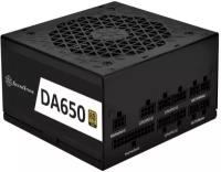 Блок питания 650W Silverstone SST-DA650-G мощность 650 Вт, ATX12V 2.4, активный PFC, вентилятор 120x120 мм, cертификат 80 PLUS Gold, отстёгивающиеся кабели