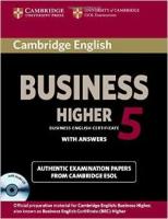 Cambridge BEC Higher 5: Practice Tests Self-study Pack (Student's Book with Answers and Audio CD)