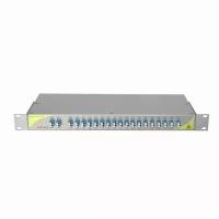 Мультиплексор CWDM, 18-канальный, 1270-1610 нм, двухволоконный, Rack unit