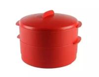 Пароварка Tupperware из пищевого полимера 2 яруса, 2 л