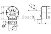 BOSCH BOSCH Сигнал заднего хода BOSCH 0986334001