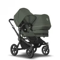 Детская коляска 2 в 1 Bugaboo Donkey5 Duo Black/Forest Green/Forest Green