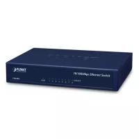 Коммутатор PLANET FSD-803 8-Port 10/100Mbps Fast Ethernet Switch, Metal