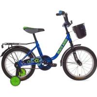 Детский велосипед Black Aqua 1804 (с корзиной, синий)