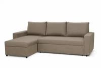 Угловой диван-кровать Hoff Торонто, универсальный угол, цвет медово-коричневый