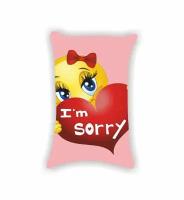 Подушка эмодзи, emoji №16, Картинка с одной стороны