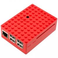 Multicomp Pi-BLOX Case - Red - Lego корпус красного цвета для Raspberry Pi