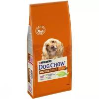 DOG CHOW Mature Adult with Lamb Сухой корм для собак старше 5 лет с Ягненком 14 кг