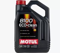 Масло моторное MOTUL 8100 ECO-CLEAN 0W30 5L