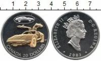 Клуб Нумизмат Монета 20 долларов Канады 2003 года Серебро Автомобиль