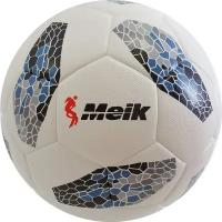 C33390-2 Мяч футбольный Meik черно/серый/синий 4-слоя, TPU+PVC 3.2, 410-450 гр., термосшивка Спортекс