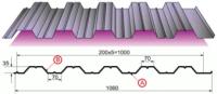 Профнастил Металл Профиль НС-35-1000 0,45 мм Zn