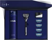 Подарочный набор Подарочный набор Gillette Fusion ProShield CHILL FlexBall Бритва с подставкой + 5 кассет и Гель д/бритья №984