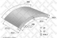 85-00944-Sx_накладки Торм. С Заклепками 1-Рем.!19030/19033 22.2-11.0 (420x180) (93049 6x15 96) Ror Stellox арт. 85-00944-SX