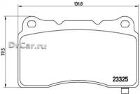 BREMBO Колодки тормозные CADILLAC CTS/STS/TESLA MODEL S передние