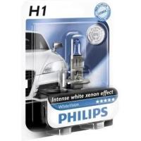 Лампа галогенная Philips White Vision H1 (P14.5s) 12V 55W, 12258WHVB1, 1 шт