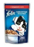 Корма для кошек Felix Аппетитные кусочки