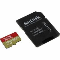 Карта памяти Sandisk micro SDXC 128Gb Extreme UHS-I U3 V30 A2 + ADP (160/90 MB/s)