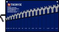 Гаечные ключи Thorvik Набор ключей гаечных комбинированных дюймовых в сумке 1/4"--1-1/4", 16 предметов