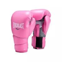 Боксерские перчатки Everlast тренировочные Protex2 розовые