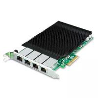 Сетевой адаптер PLANET ENW-9740P 4-Port 10/100/1000T 802.3at PoE+ PCI Express Server Adapter (120W PoE budget, PCIe x4, -10 to 60 C, Intel Ethernet Controller)