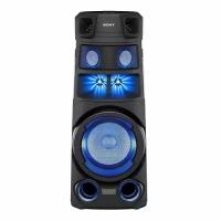 Музыкальный центр Sony MHC-V83D, 2000Вт, Bluetooth, FM, USB, CD, DVD, черный, темно-синий