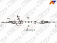 Рейка Рулевая Mitsubishi Asx 10-/Outlander 12- Lhd Sat арт. ST-4410A453