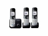 Радиотелефон с тремя трубками Panasonic KX-TG6813 (3 радиотрубки в комплекте)