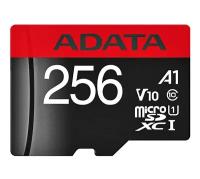 Флеш карта microSD 256GB A-DATA microSDHC Class 10 UHS-I A1 100/25 MB/s (SD адаптер)