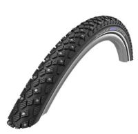 Велопокрышка Schwalbe MARATHON WINTER PLUS, 20x1.60 (42-406), 168 шипов, SmartGuard, B/B+RT, антипрокол, 11116448.02