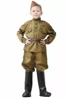 Карнавальный костюм солдат в галифе, на рост 122-134 см, 5-7 лет, Бока 2271-бока