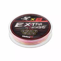 Шнур плетеный Helios Extrasense X8 PE 1.2/19LB 0,20мм 150м Multicolor HS-ES-X8-1.2/19LB