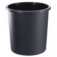 Корзина для мусора Стамм пластиковая черная 18 л