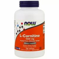 Now foods L-Carnitine, L-Карнитин 1000 мг - 100 таблеток