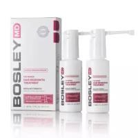 Bosley MD Hair Regrowth: Усилитель роста волос для женщин (For Women Hair Regrowth Spray), 2*60мл