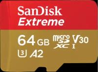 Карта памяти SanDisk Extreme 64Gb SDSQXA2-064G-GN6AA microSDXC Class 10 UHS