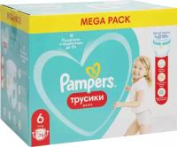 Подгузники-трусики Pampers Pants Extra Large 6 (15+ кг), 76 шт