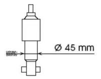 KYB 344200 344 200_амортизатор передний газовый\ Nissan Terrano I/II 87
