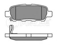 MEYLE 0252387114W Колодки INFINITI FX 50 01/03-12/08 G 35 10/02, NISSAN CUBE Z12 03/10