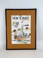 Оригинальная обложка журнала The New Yorker из 1977 года в раме