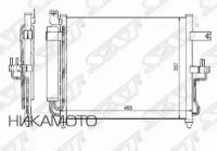 SAT ST-HY02-394-0 Радиатор HYUNDAI Accent (1999-) кондиционера (МКП)