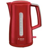 Чайник электрический Bosch TWK3A014, 1,7л, 2400Вт, пластик, красный ( Артикул 285274 )