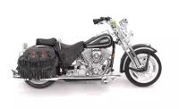 Мотоцикл Maisto Harley Davidson 1999 FLSTS Heritage Softail Springe 1:18 черный 39360