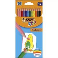 Набор цветных карандашей BIC Kids Tropicolors 12 цветов