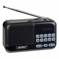 Радиоприемник цифровой Perfeo ASPEN FM+ 87.5-108МГц/ MP3/ питание USB или 18650/черный