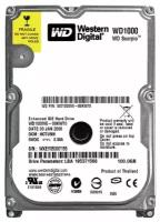 для Ноутбуков Western Digital Жесткий диск Western Digital WD1000VE 100Gb 5400 IDE 2,5" HDD