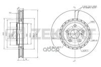 Диск Торм. Перед. Lexus Rx 350/450h 08- Zekkert арт. bs-5906