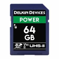 Карта памяти Delkin Devices Power SDXC 64GB 2000X UHS-II Class 10 (DDSDG200064G)