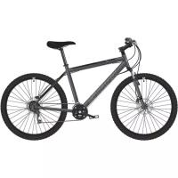 Горный велосипед STARK Respect 26.1 D Microshift серый/черный 18"