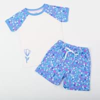 Комплекты, спортивные костюмы и комбинезоны для девочек Batik Костюм футболка с шортами для девочки (00089_ВАТ)